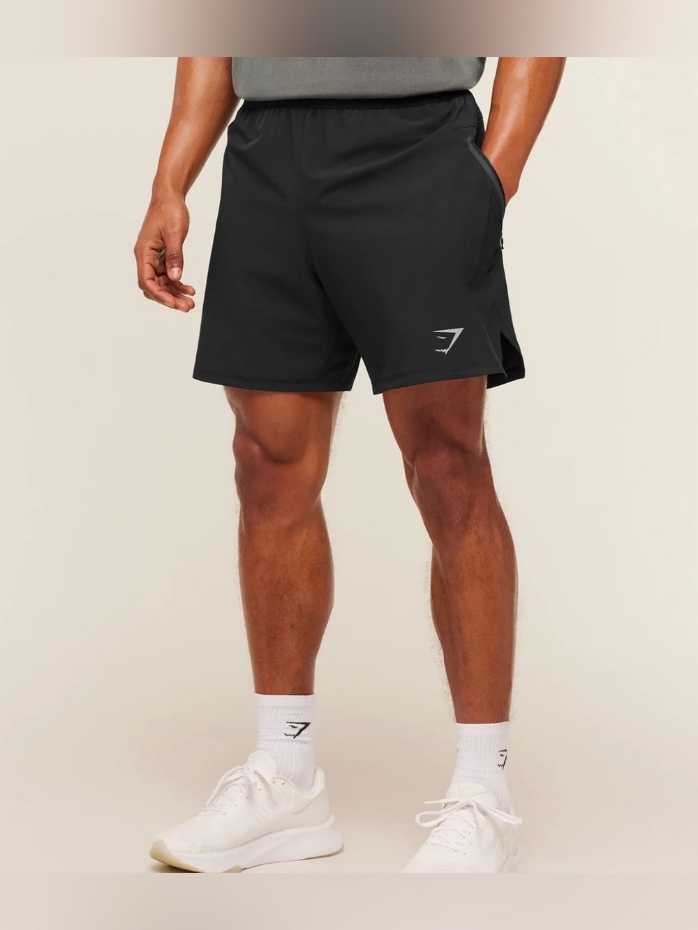 Gymshark Black Men’s 6 inch Athletic Shorts